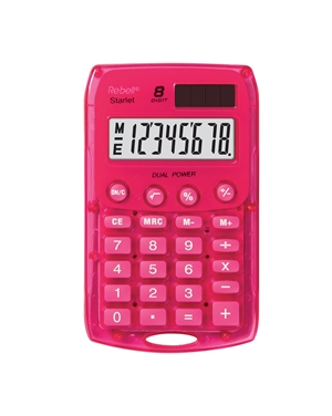 Rebell Starlet calculator pink